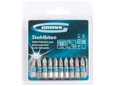 Превью бита PH1x25, сталь S2, 10шт//GROSS