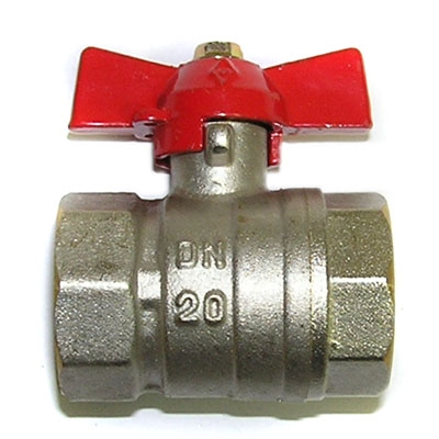 Превью Кран шар. Bogati 3/4" м/м, плн., бабочка, латунь