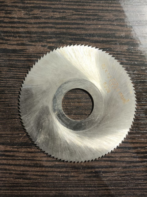 Превью Фреза 80 х 1,2 х 22 мм /  М3  /  ЗУБ  Z-110  Р6М5 / СССР