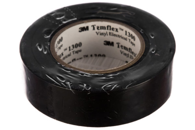 Превью Изолента ПВХ 3М Temflex 1300 черная, рулон 19 мм x 20 м 7100080340