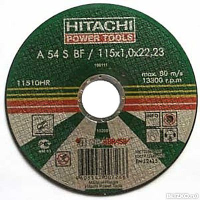 Превью Круг отрезной металл 115х2,5х22 А30/HITACHI
