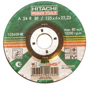 Превью Круг зачистной металл 180х6х22 А24/HITACHI