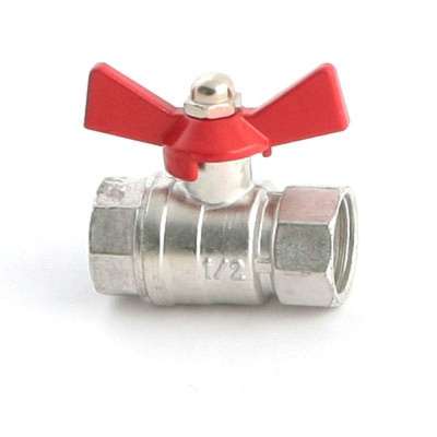 Превью Кран шар. ТСМ 1/2" " м/м, плн., бабочка, латунь
