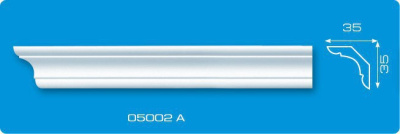 Превью Плинтус экструдированный 2 метра А-серия : 05002А 