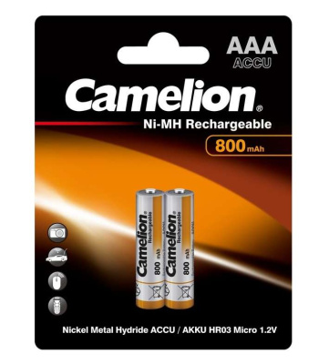 Превью Аккумулятор Camelion HR03 BP2 800 мАч 2/24