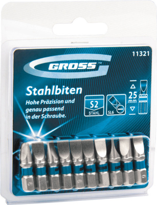 Превью вывод Бита SL6*50 mm / сталь S2 / GROSS