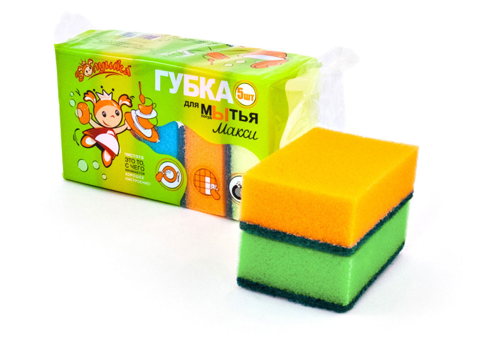 Картинка Губки для посуды АССОРТИ